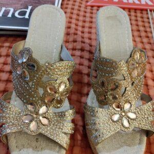 Fancy Sandals Size 9 worn once for wedding